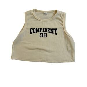 Girl's Shein Cropped Tank Top sz 10
